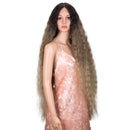Style Icon 41" Lace Front Wigs Long Wavy Synthetic Wigs with Baby Hair Half Hand Tied 130% Density Wigs (41", TAT4/10/16A) Style Icon Store