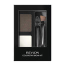 Revlon ColorStay Brow Kit, Includes Longwear Brow Powder, Clear Pomade, Dual-Ended Angled Tip Eyebrow Brush & Spoolie Brush, Blonde (105), 0.08 oz Infinity Warehouse