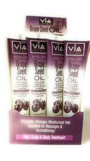 Via Natural Ultra Care Grape Seed Oil Concentrated Natural Oil 1.5 oz (PACK OF 3) Via Natural