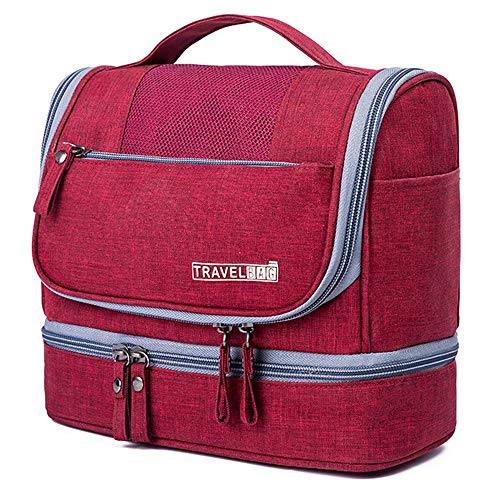Hanging Travel Toiletry Bag Makeup Bag Waterproof Cosmetic Bag Bathroom Shower Storage Bag Dop Kit for Men Women JUMENG