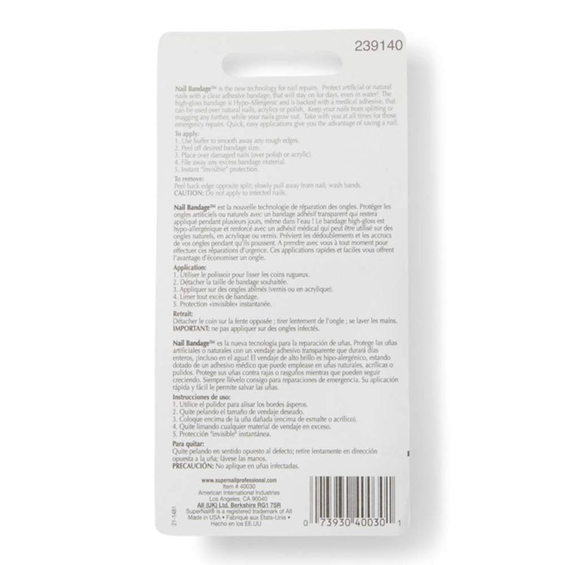 super nail Nail Bandage Instant Nail Repair Super Nail