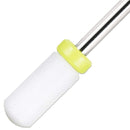 PANA 3/32" Shank Size Professional USA - Smooth Top Large Barrel White Ceramic Bit - Nail Drill Bit for Dremel Machine (Extra Fine (Small Barrel)) PANA