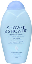 SHOWER TO SHOWER Body Powder Morning Fresh 13 oz (Pack of 12) Shower To Shower