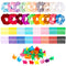 R HORSE 150 Pcs Velvet Hair Scrunchies Hair Snap Clips Set 20Pcs Velvet Hair Scrunchies 80Pcs Candy Color Snap Clips 50Pcs Mini Butterfly Claw Clips 90s Hair Barrettes Hair Accessories for Women Lady R HORSE