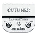 Andis 64160 UltraEdge Carbon-Infused Steel Detachable Outliner Blade.1mm Cut Length Andis