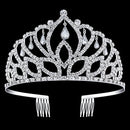 BABEYOND Crystal Queen Tiara Crown Rhinestones Pageant Quinceanera Crown Prom Princess Tiara Crown Bridal Wedding Crown Tiara Headband BABEYOND