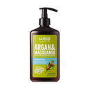 Kiss Color & Care Argan & Macadamia For Dry and Damaged Natural Hair Shampoo (13.5 fl. oz // 400 mL) KISS
