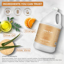 Terra Pure Wild Citrus Gallon Hand & Body Wash – Refill Jug for Hotels, Vacation Rentals, Guest Homes, Spas, Gyms | Bulk Liquid Soap Toiletries | No Color Added | For Sensitive Skin & Daily Use Infinity Warehouse