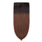 MY-LADY Double Weft 100% Remy Clip in Human Hair Extensions Ombre 2 Tone Color Grade 7A Quality Full Head Thick Long Straight 8pcs 18clips Balayage (22" / 22 inch 160g,Natural Black to Medium Brown) MY-LADY
