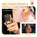 SAVILAND Metallic Gold Nail Polish: Quick Dry Mirror Golden Nail Polish Regular Chrome Fingernail Polish Easy To Use & Remove No Curing Needed Bulk Nail Lacquer for Toes Nail Art DIY Home 0.34 oz Infinity Warehouse
