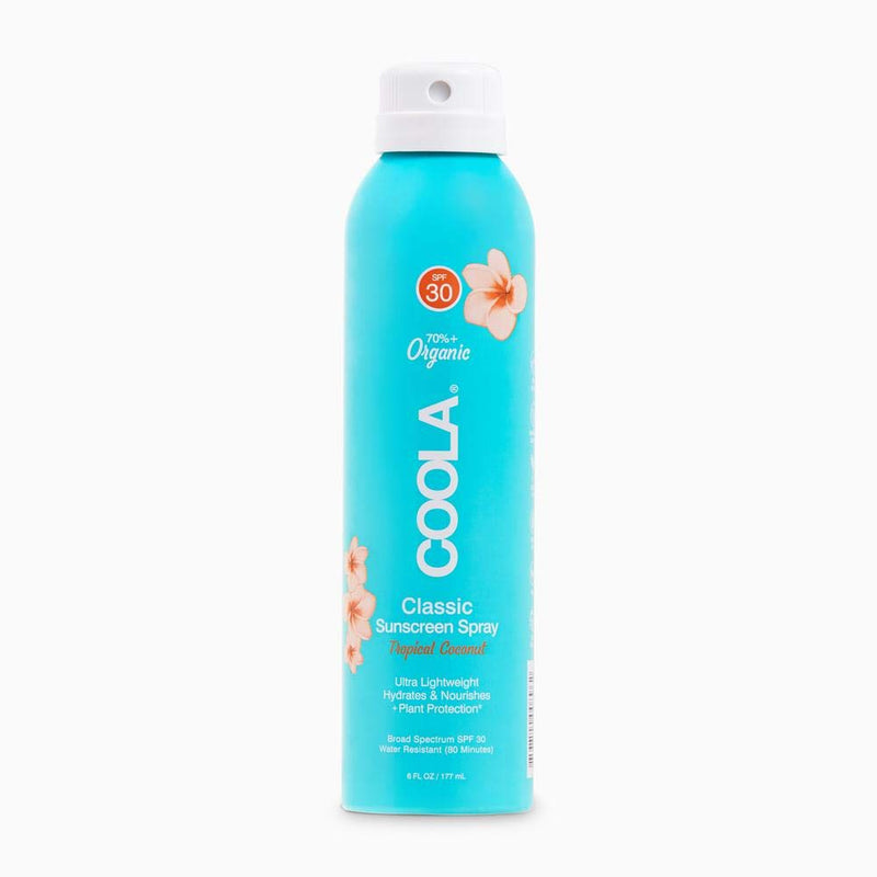 COOLA Organic Sunscreen Body Spray, Broad Spectrum SPF 30, Reef-Safe, Tropical Coconut martinandmark.com
