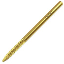 Premium PANA 3/32" Cuticle Clean Nail Carbide Bit for Professional, Nail Salon, Nail Trimmer, Under Nail Cleaner, Electric Drill Machine, Manicure Tools (Gold-UNC, Extra Fine) PANA