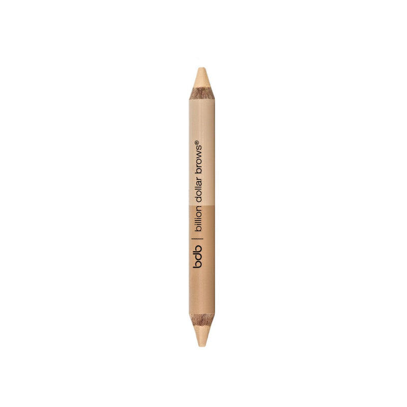Billion Dollar Brows Duo Brow Highlighter & Concealer Pencil for Lifting and Highlighting Eyebrows billion dollar brows