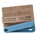 LastSwab Reusable Cotton Swabs for Ear Cleaning by LastObject - Eco Friendly Q tips for Ears in Blue - 1 Reusable Qtips is equivalent of 1000 common Cotton Swab - Zero Waste Products - Easy to Clean LastSwab