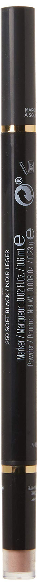 Revlon Colorstay Shape & Glow Eye Brow Marker and Highlighter, Soft Black, 0.02 Oz (Marker), 0.008 Oz (Highlighter) REVLON