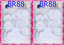 Tara Girls Self Hinge Plastic Bow Hair Barrettes Selection Pack Of 2 (BR88) Tara