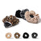 Velvet Scrunchies with Pocket Hidden Zipper Stash Hair Ties Elastic Bands for Girls Women Hair Accessories Great Scrunchy 4Pcs for Friends qiyue
