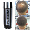 Hair Illusion Dark Brown Real Hair Fibers for Thinning Hair - 100% Natural Texture, Non Synthetic Hair Fibers - Bald Spot Cover Up for Women & Men - 38 Gram Hair Illusion