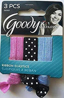Goody WoMens Ouchless Ribbon Elastics, Scandal Dots, 3 Count GOODY