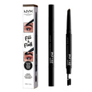 NYX PROFESSIONAL MAKEUP Fill & Fluff Eyebrow Pomade Pencil, Ash Brown NYX PROFESSIONAL MAKEUP