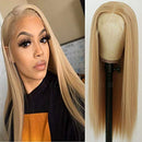 Maycaur Lace Front Wigs Blonde Wig Long Straight Heat Resistant Fiber Hair Synthetic Lace Front Wigs for Women 22 Inch Maycaur