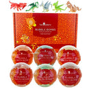 Two Sisters Spa Bubble Bombs Dragon Surprise Set | Bath Bombs for Kids with Toys Inside | 6-Pack Set in a Gift Box | Safe for Sensitive Skin | Natural Fizzy and Bubbly Bath Balls for Boys and Girls Two Sisters