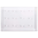 PANA Nail Drill Bit Holder Stand Display Organizer- Dust Proof Storage Container Box Case Tools for Home Use or Nail Salon - (12 Holes, Rectangle (Clear)) PANA