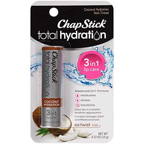 Total Hydration Coconut Lip Balm Tube Chapstick