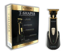 SUPREME TRIMMER Professional Trimmer for Men Barber Hair Clippers Mustache Travel Beard Trimmer LED Indicator & Charger Stand - ST5210 Gold T-Shaper Li Supreme Trimmer