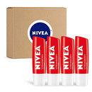 NIVEA Strawberry Lip Care - Tinted Lip Balm for Beautiful, Soft Lips, 0.17 Ounce (Pack of 4) NIVEA