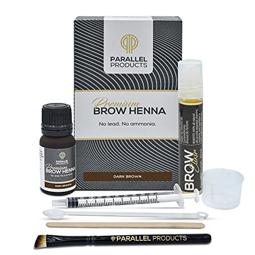 Parallel Products Eyebrow Henna Kit - Henna For Brow Tinting (Dark Brown) PARALLEL PRODUCTS