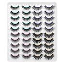 DYSILK 20 Pairs 6D Mink Eyelashes Faux Fluffy Wispy Dramatic False Eyelashes Natural Soft Volume Fake Eyelashes Long Handmade Thick Eyelashes Reusable Lashes 4 Styles Mixed No Glue Include DYSILK