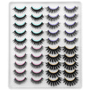 DYSILK 20 Pairs 6D Mink Eyelashes Faux Fluffy Wispy Dramatic False Eyelashes Natural Soft Volume Fake Eyelashes Long Handmade Thick Eyelashes Reusable Lashes 4 Styles Mixed No Glue Include DYSILK