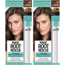L'Oreal Paris Magic Root Rescue 10 Minute Root Hair Coloring Kit, Permanent Hair Color with Quick Precision Applicator, 100% Gray Coverage, 5A Medium Ash Brown, 2 count L'Oreal Paris