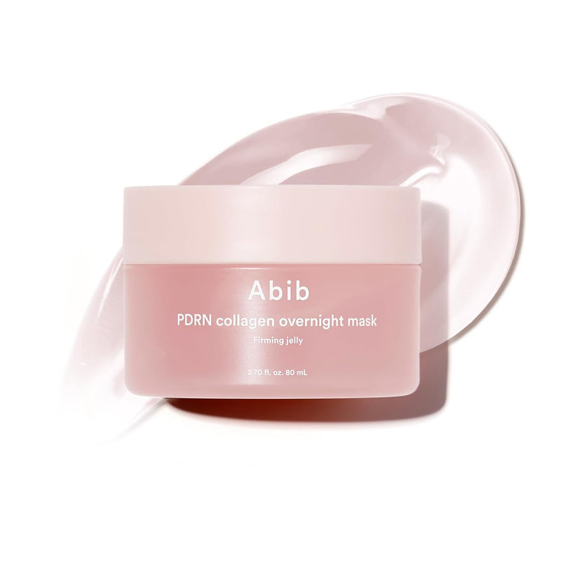 Abib PDRN Collagen Overnight Mask Firming Jelly 2.7 fl oz | Korean Overnight Sleeping Cream Mask Moisturizer for Glass Skin Slugging Niacinamide Centella Peptides (Vegan PDRN/Firming Jelly) Infinity Warehouse