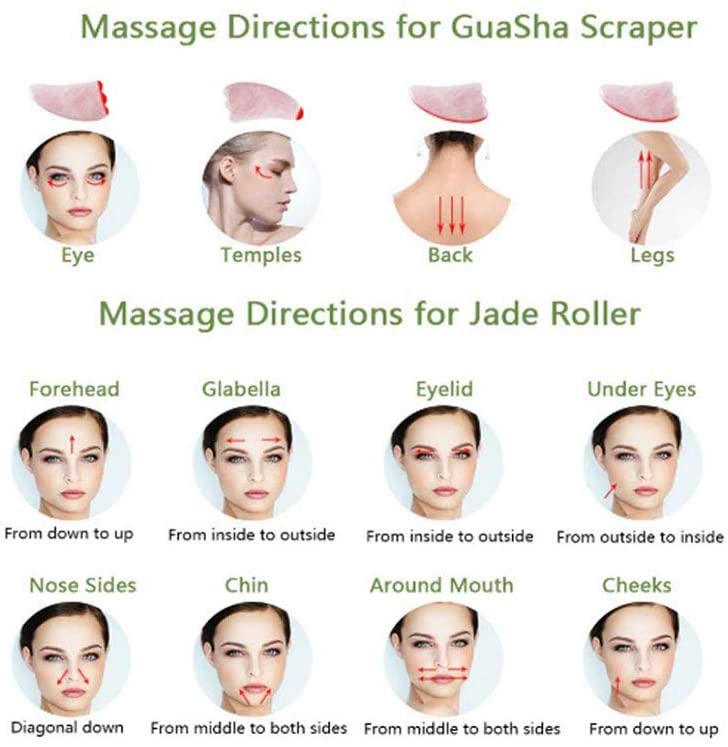 BAIMEI Jade Roller, Facial roller for Gentle Massage, Skin Care Tool for Face and Eyes, Minimize Wrinkles and Relax Muscles martinandmark.com