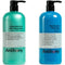 Anthony Invigorating Rush Hair and Body Wash, 32 Fl Oz and Anthony Blue Sea Kelp Body Scrub, 32 Fl Oz Anthony
