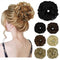 Messy Bun Hair Piece for Women Thick Updo Scrunchies Hair Extension Ponytail Hair Accessories Platinum Blonde OMGREAT