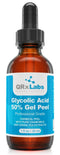 Glycolic Acid 50% Gel Peel with Chamomile and Green Tea Extracts - Professional Grade Chemical Face Peel for Acne Scars, Collagen Boost, Wrinkles, Fine Lines - Alpha Hydroxy Acid - 1 Bottle of 1 fl oz QRxLabs