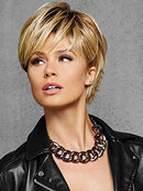 Textured Fringe Bob Wig Color R2 EBONY - Hairdo Wigs 6.75" Short Side Sweeping Chin Length Tru2Life Heat Friendly Synthetic Textured Layers HairDo