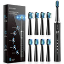 Sonic Electric Toothbrush for Adults, PHYLIAN High Power Rechargeable Toothbrushes, Sonic Toothbrush with 3 Hours Fast Charge for 60 Days PHYLIAN