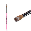 Yasterd Acrylic Nail Brush 100% Pure Kolinsky Acrylic Brushes for Nails Size 8 Oval Round Shaped Nail Brush for Acrylic Powder Application Pink Wooden Handle Professional Nail Art Manicure Tool Yasterd