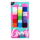 Goody Kids Ouchless Tiny Terry Ponytailers , Assorted Colors - Pain-Free Hair Accessories for Women, Girls, Babies and Teens - Perfect for Long Lasting Braids, Ponytails and More, 42 Count (Pack of 1) GOODY