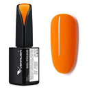 VENALISA 15ml Gel Nail Polish, Lively orange Color Soak Off UV LED Nail Gel Polish Nail Art Starter Manicure Salon DIY at Home, 0.53 OZ V VENALISA