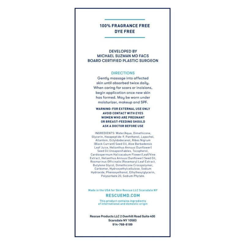 RescueMD DNA Repair Complex 30mL Scar Treatment Serum, Post-Procedure and Skin Damage Solution Infinity Warehouse