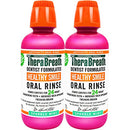 TheraBreath Healthy Smile Dentist Formulated 24-Hour Oral Rinse, Sparkle Mint, 16 Ounce (Pack of 2) TheraBreath