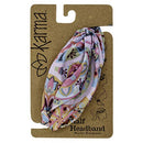 Karma Gifts Half Headband, Pink Medallion Karma Gifts