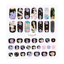 Petitwings Nail Stickers Wraps Decals Polish Self-Adhesive for Kid Girls Boys, a Nail File (Korean Made) (Gather Together) Petitwings