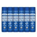 Dr. Bronner's - Organic Lip Balm (Peppermint.15 ounce, 6-Pack) - Made with Organic Beeswax and Avocado Oil, For Dry Lips, Hands, Chin or Cheeks, Jojoba Oil for Added Moisture, Cooling and Hydrating Dr. Bronner's