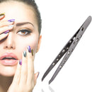 Stainless Steel Slant Tip Tweezer - The Best Professional Precision Eyebrow Tweezers,Surgical Grade Stainless Steel for Professional Eyebrow Shaping and Facial Hair Removal 1PC Haoweida
